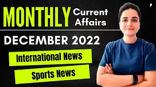 December 2022 Current Affairs  Monthly Current Affairs  International News Sports News [upl. by Yram725]