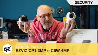 TELECAMERE Ezviz C6W e CP1 SICUREZZA per tutte le tasche RECENSIONE [upl. by Okiman]