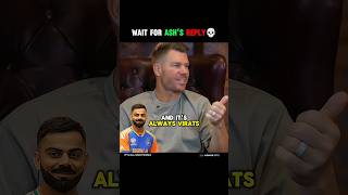 Wait Fir Annas Reply💀💀😂 davidwarner ashwin viratkohli indvsaus shorts [upl. by Edik810]