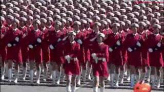 Military Parade Soldier Formations  National Day 2009 in Beijing [upl. by Mila]