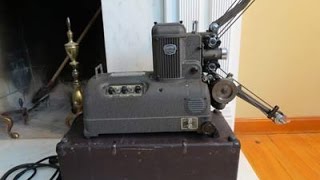 Guitar Amp Conversion  1940s Ampro 16mm Premier10 Projector [upl. by Anetsirhc]