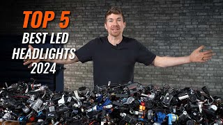 Top 5 Best and Brightest LED Headlight Bulbs in 2024  GTR Lighting Morimoto SV4 and Xenon Depot [upl. by Duston]