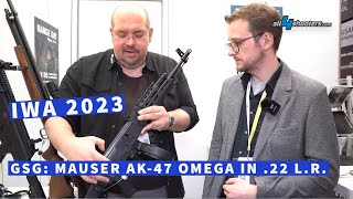 IWA 2023 Mauser AK47 Omega in 22 lr von German Sport Guns GSG [upl. by Ophelia]