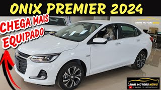 ONIX PLUS PREMIER 2024 O QUE MUDOU E PREÇO [upl. by Annodahs]