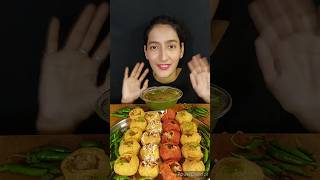 PANI PURI EATING IN 60 SECOND EATING CHALLENGE youtubeshorts ytshorts viral trending shorts [upl. by Hadwin]