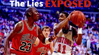 The TRUTH of the 1991 Chicago Bulls vs Detroit Pistons series  Michael Jordan VS Isiah Thomas [upl. by Netsoj]