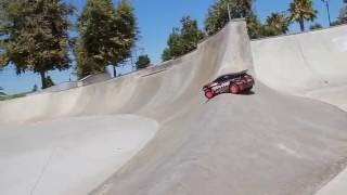 Traxxas Rally Shreds SoCal Skate Park [upl. by Man245]