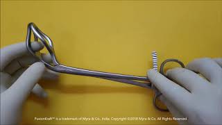 FusionKraft™ Somer Uterine Holding amp Elevating Forceps M1496 [upl. by Quincy474]