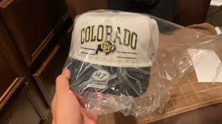 Colorado Buffaloes White Roscoe Rope SnapBack UnboxingReview [upl. by Enirehs]