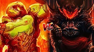 The Doom Slayer vs Khorne Warhammer 40k [upl. by Kin]