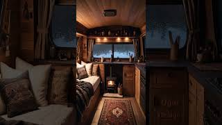 Deep Sleep in the Caravan V3😴💦🚐snow deepsleep house relaxing calm relaxingsleep meditation [upl. by Rior]