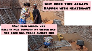 Why does this always happen with ngatsomo90kg iron window was fall in Nga TsomoTibetan vlogger [upl. by Anait390]