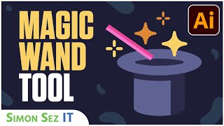 How to use the Magic Wand Tool Adobe Illustrator CC Essential Training [upl. by Wennerholn556]