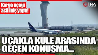 Gövdesinin Üzerine İnen Uçakta Pilot İle Kule Arasında Geçen Konuşma [upl. by Iggy]