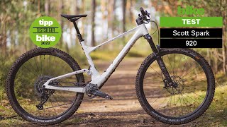 BIKE Testsieger 2022 So gut ist die TrailbikeVariante des Scott Spark [upl. by Aiuhsoj435]