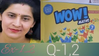 WOW MATHS Class7 Integers Ex12 Q12 [upl. by Nageet]