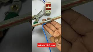 Properly cable joints  muslimhussnain elecrical progresssymbol youtubeshortsshortfeeds [upl. by Necaj708]