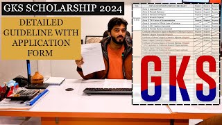 GKS SCHOLARSHIP 2024  GKS for Master 2024  GKS Application Guideline  GKS for INDIA amp PAKISTAN [upl. by Nessim]