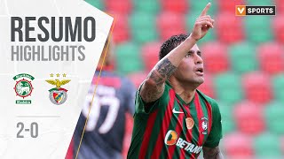 Highlights  Resumo Marítimo 20 Benfica Liga 1920 29 [upl. by Rheta]