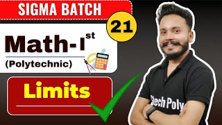 MathematicsI  Lecture21 Limits part4  New Syllabus 202425  Polytechnic by Gaurav Sir [upl. by Acissehc]