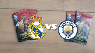 Panini FIFA 365 Adrenalyn XL 2024 Real VS City 4 packs opening [upl. by Jameson355]