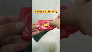 Ph testing lifebuoy soap🧼😱😱 wait🚫 skincare shorts short phtest trending soap ashortaday [upl. by Atteynod]