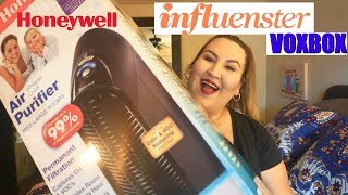 INFLUENSTER VOXBOX  HONEYWELL QUIETCLEAN AIR PURIFIER REVIEW  HOW TO CAPTURE ODORS FROM A ROOM [upl. by Guillaume618]