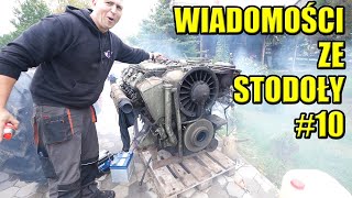 WIADOMOŚCI ZE STODOŁY 10 ODPALAM POTĘŻNEGO DEUTZ V8 DIESEL TRAKTORKOWE PRZYGODY [upl. by Coffeng863]