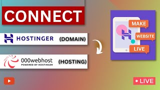 How to connect 000webhost to Hostinger domain  Point domain [upl. by Arocat]