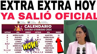 HOY 2 📆CALENDARIO📆 PAGOS ADELANTO FEBRERO TU COBRAS PRIMERO 6000 12000 ADULTOS MAYORES 2024 [upl. by Anial364]