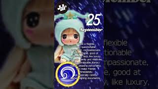 25 September Brith Number  9月25日 生日密碼  9月25日 ブリスナンバー  Shorts horoscope zodiac [upl. by Podvin]