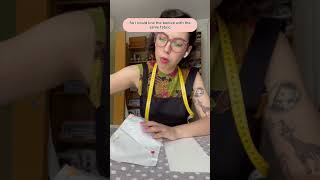 Hacking A Dress Bodice Into A Crop Top memade sewingtutorial howtosew [upl. by Zobe]