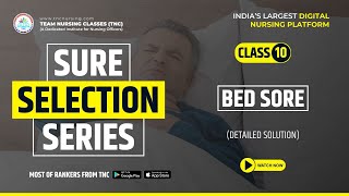 Bed sore pressure ulcer sure selection series NORCET 70 DSSSB SPECIAL By RN SIR AIIMS JODHPUR [upl. by Talich722]