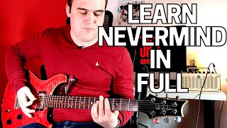 Nirvana  Nevermind FULL Album Guitar Lesson [upl. by Rozina]