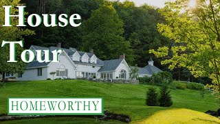 HOUSE TOUR  A Traditional Country Estate with Breathtaking Views in Vermont [upl. by Blen]