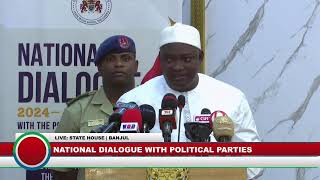 NATIONAL DIALOGUE WITH POLITICAL PARTIES 120224 [upl. by Enelam]