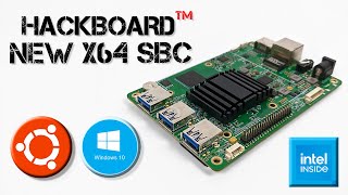 HackBoard Review  New X86 SBC [upl. by Eirolav]