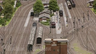 One of Germanys finest and most famous and superb model railway with steam trains in HO scale [upl. by Noelyn]