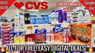 CVS Free amp Cheap Coupon Deals amp Haul 1022  1028 So many EASY Digital Deals Learn CVS Couponing [upl. by Mastic]