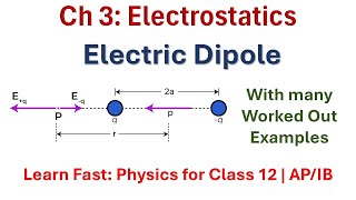 Understanding Electric Dipoles  Class 11 amp 12 Physics  Electricity amp Magnetism [upl. by Anilesor]