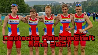 Deutsche Meisterschaft Triathlon  Jena  2021  Matteo Kozka [upl. by Wilkins68]