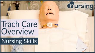 Tracheostomy Trach Care Overview Nursing Skills [upl. by Norma701]