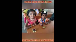 KARTHIGAI DEEPAM ACTIVITY  25112023 at SRI VIDYA MANDIR SCHOOL CBSE KANNANKURICHI [upl. by Jameson]