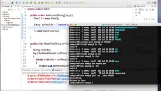 Java IO BufferedReaderFileReader and BufferedWriterFileWriter [upl. by Adyeren]
