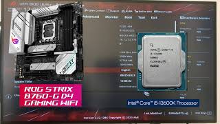 Undervolting 13600K on a Bseries Motherboard feat ROG STRIX B760G WiFi D4 [upl. by Neelrahs]