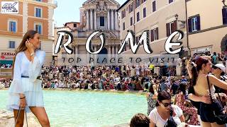 ROME Exploring The Beauty Of Itay In Stunning 4k Walking Tour 🇮🇹 [upl. by Naples]