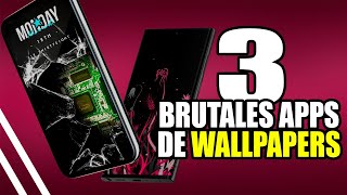 TOP 3 APPS WALLPAPERS EN 4K Y FONDOS CON MOVIMIENTO SÚPER HEROES PAISAJES Y DARK WALLPAPRES ✅ 👌 [upl. by Enrobso]