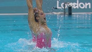 Synchronized Swimming Duets  Technical Routine Heats  London 2012 Olympics [upl. by Granniah]