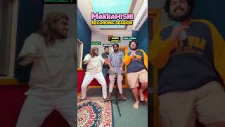 Makkamishi Song Recording Session🤣🤣 vikkals shorts [upl. by Acirederf]