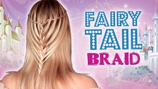 French waterfall braid ✿ Mermaid hairstyle for medium long hair [upl. by Ehudd]